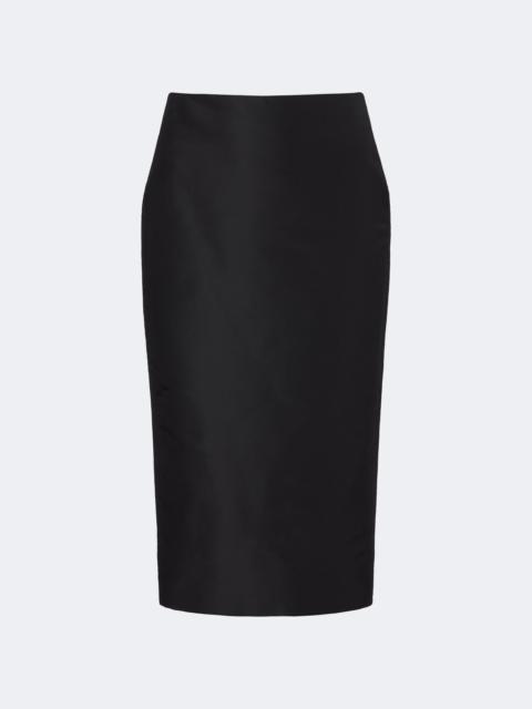 GUCCI Silk faille pencil skirt