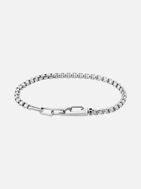 Montblanc Bracelet in Stainless Steel with Carabiner Closure