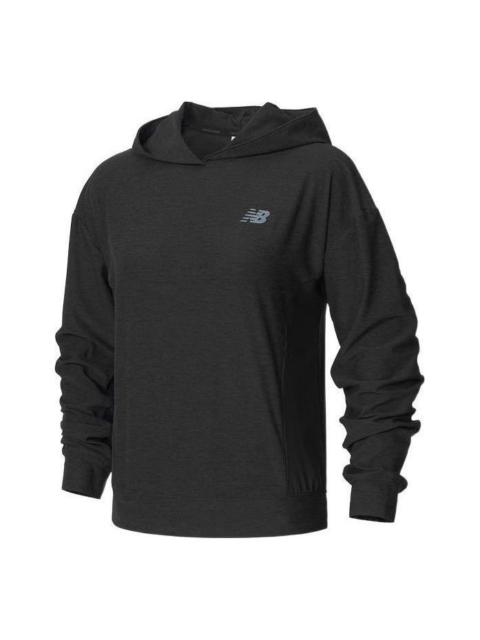 New Balance (WMNS) New Balance Sport Spacedye Hoodie 'Black' WT21450-BKH