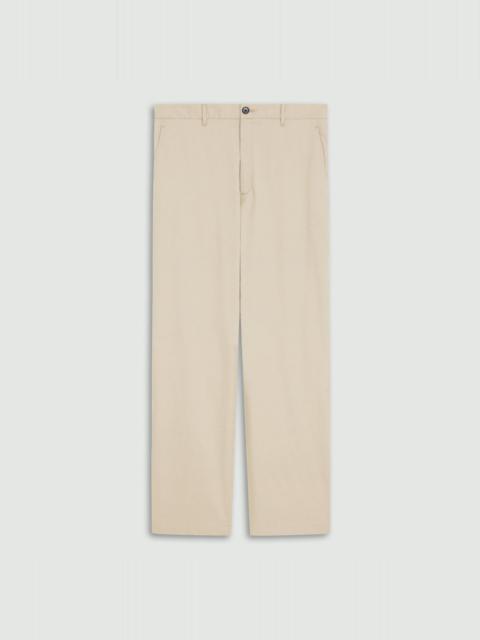 Straight Pant in Cotton-Blend Twill