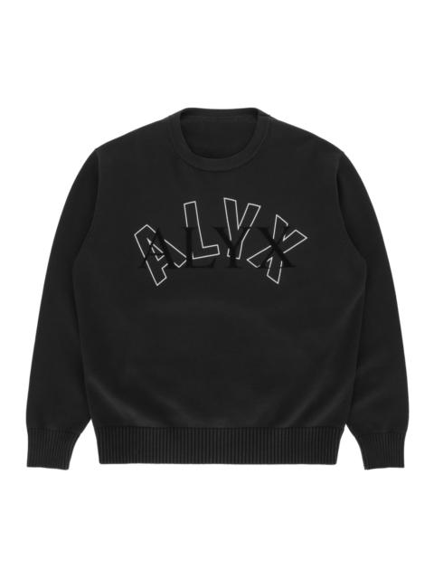 1017 ALYX 9SM ARCH LOGO CREWNECK SWEATER