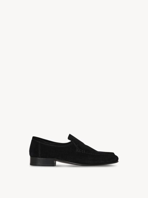 The Row New Soft Loafer in Suede