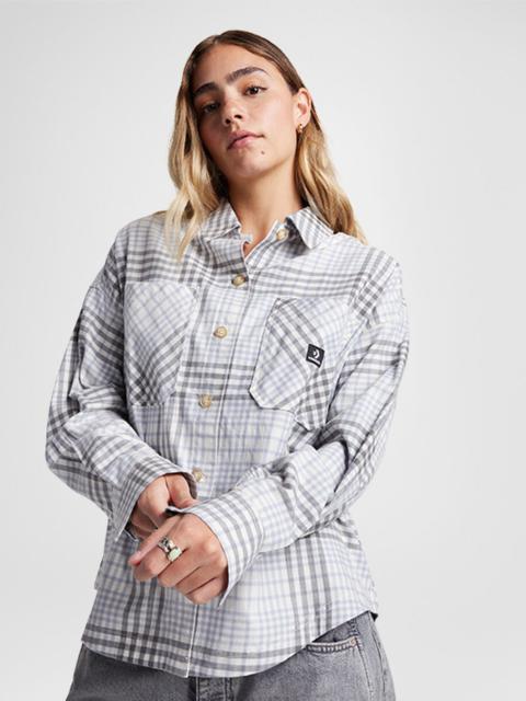 Converse Flannel Button-Down Oversized Shirt