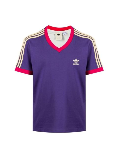 adidas adidas x Wales Bonner 70s V-Neck Tee 'Unity Purple' GV1315