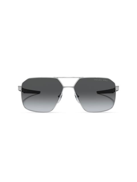 Prada tinted logo-print sunglasses