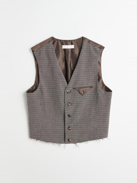 Our Legacy Cut Waistcoat Old Money Check