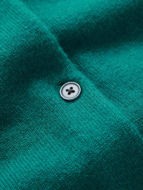 BODEN Elsie Cashmere Crew Cardigan-Deep Sea Depths