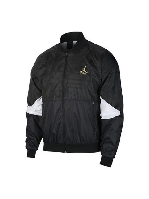 Air Jordan Stand Collar Casual Jacket Men's Black CJ9097-010
