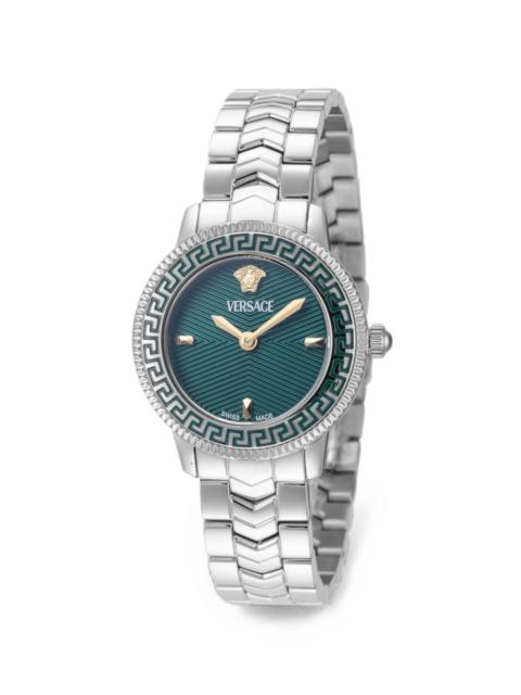 VERSACE 30mm V-Icon Greca watch