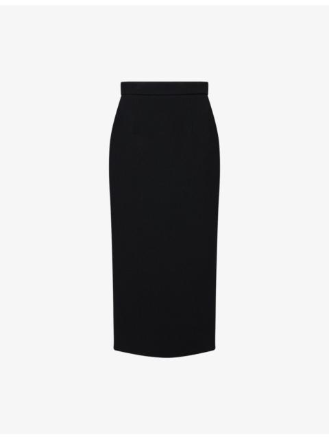 Roksanda Amel Column Woven Midi Skirt