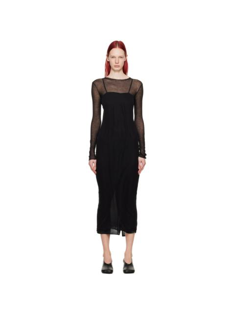 GABRIELA COLL GARMENTS SSENSE Exclusive Black No.212 Maxi Dress