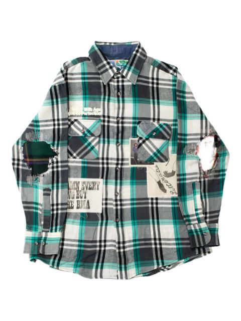 *Better With Age Muir Repair patch-detail shirt