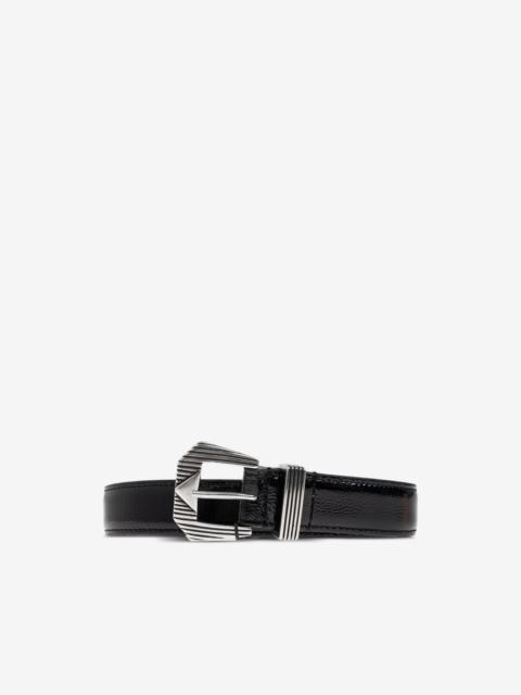 IRO patent-leather belt