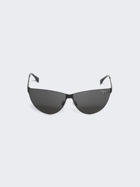 Cut-out Sunglasses Matte Black