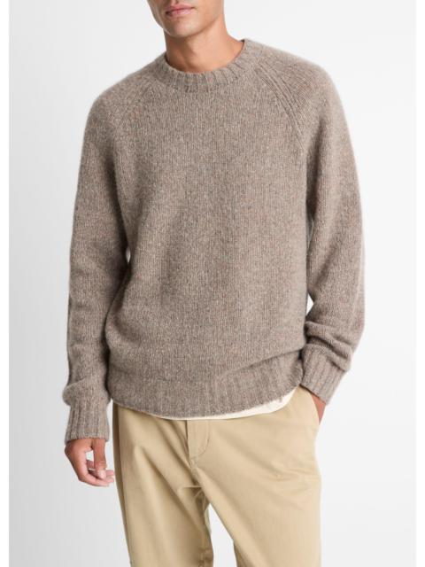 Vince Donegal Cashmere Raglan-Sleeve Sweater