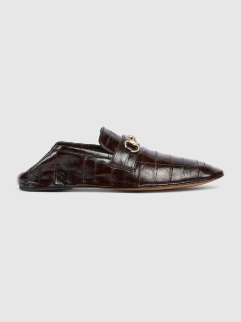 GUCCI Men's eel loafer with Horsebit