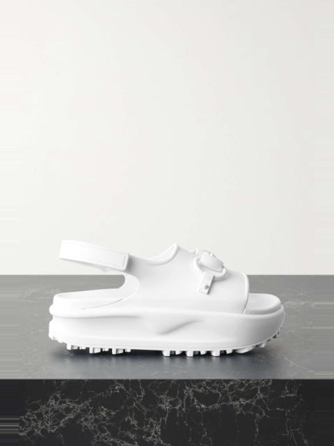 GUCCI Rubber platform sandals