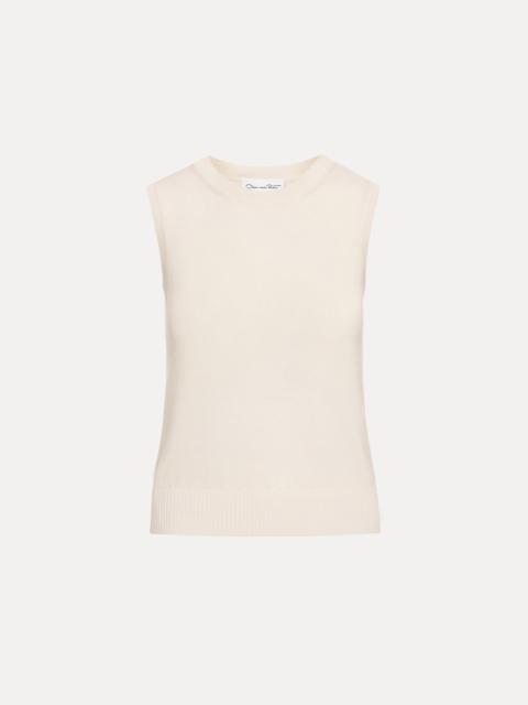 Oscar de la Renta VIRGIN WOOL TANK