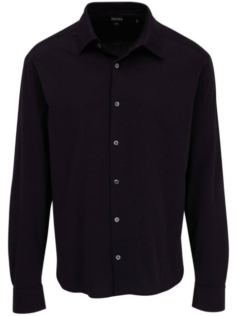 ZEGNA button-up cotton shirt