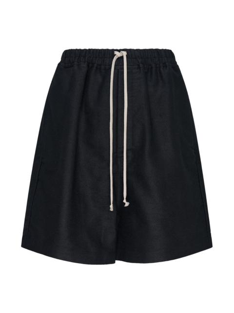 Rick Owens Faun Ramie Moleskin Shorts