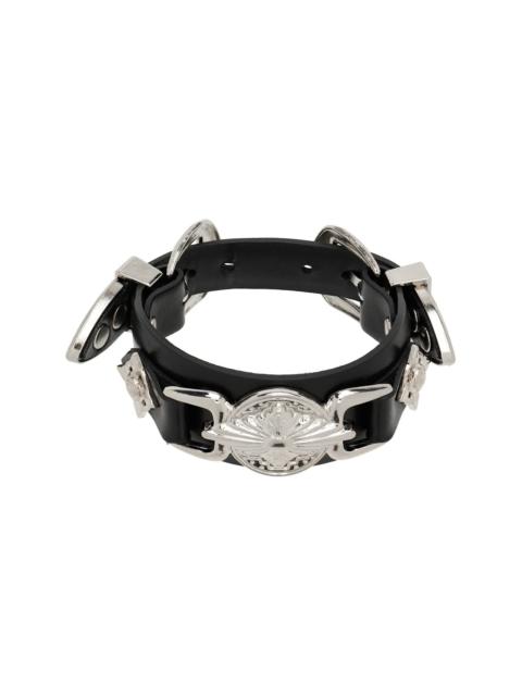 TOGA VIRILIS Double Buckle Concho Bangle Bracelet