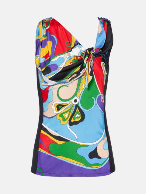 PUCCI Orchidee-print top