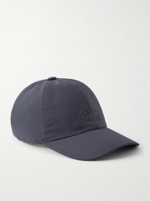 Brioni Logo-Embroidered Shell Baseball Cap