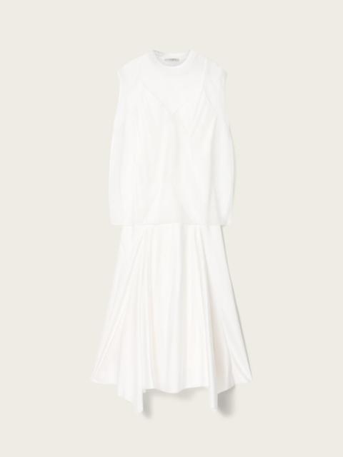ALLSAINTS AVA SLEEVELESS SATIN MIDI DRESS