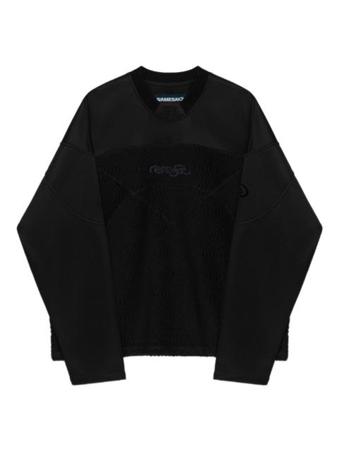 NAMESAKE wave panel sweatshirt