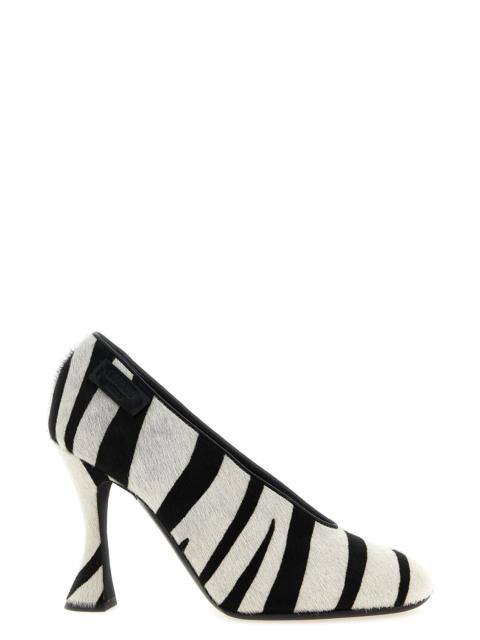 Moschino Zebra Pony Pumps