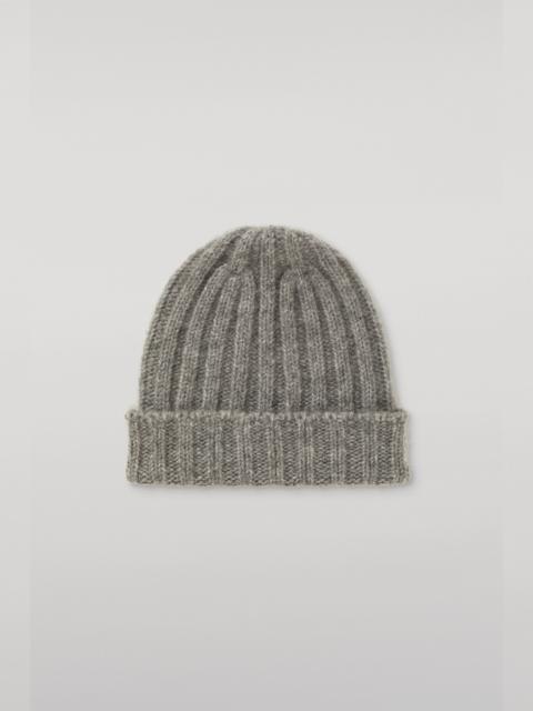Johnstons of Elgin Byrne Grey Cashmere Silk Beanie