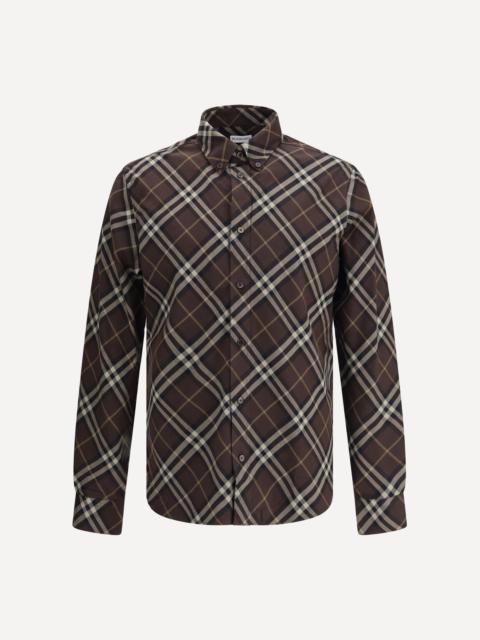 Burberry Check cotton flannel Shirt