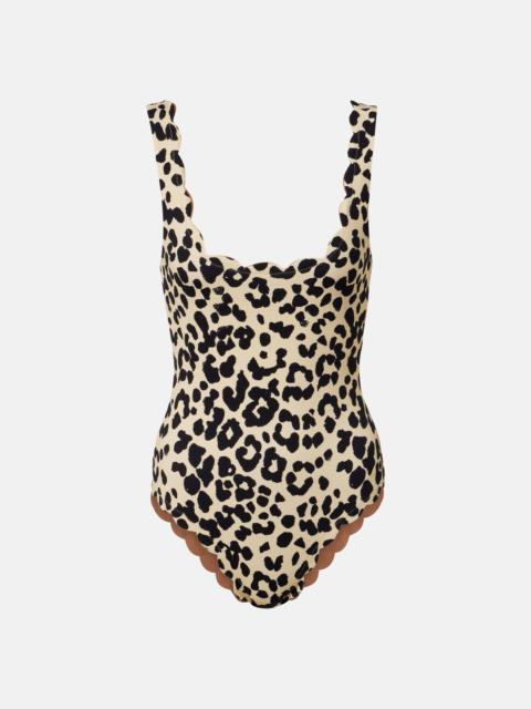 MARYSIA Palm Springs leopard-print swimsuit