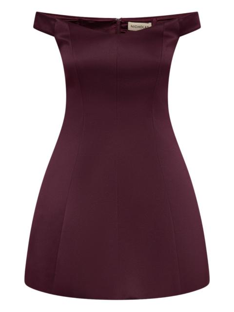 NICHOLAS Lilly off-shoulder mini dress
