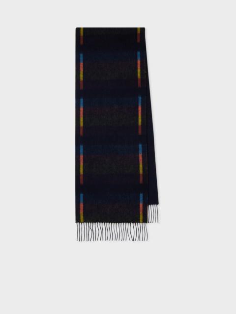 Navy 'Artist Stripe' Tracks Scarf