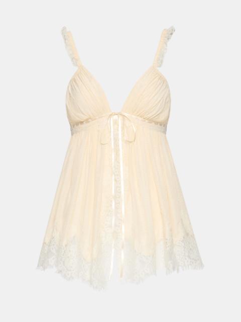STEVE MADDEN MAZIE TOP BIRCH WHITE