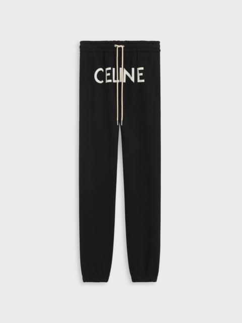 CELINE CELINE TRACK PANTS IN COTTON FLEECE