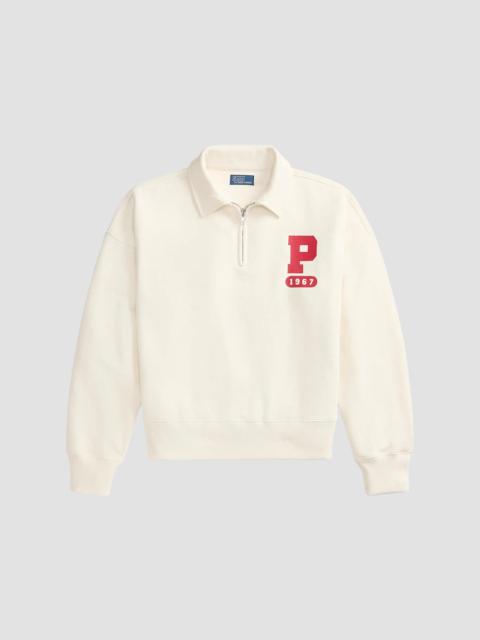 Polo Ralph Lauren Women's Vintage Fleece Quarter-Zip Sweatshirt - Warm White