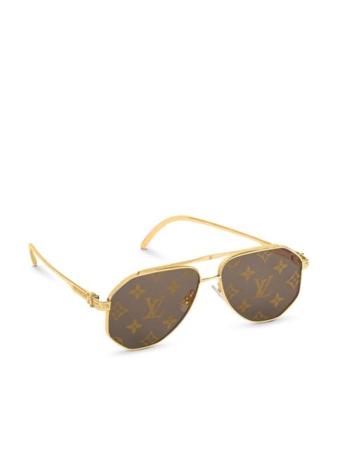 Louis Vuitton Attitude Pilote Aviator Sunglasses - Brown Sunglasses,  Accessories - LOU802392