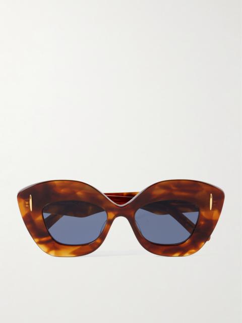 Loewe Oversized Cat-eye Tortoiseshell Acetate Sunglasses