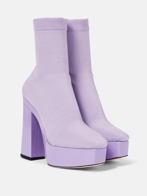 JIMMY CHOO Giome sock ankle boots