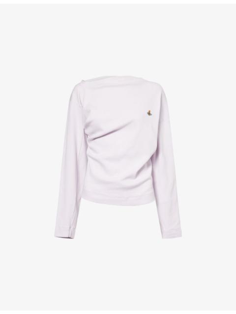 Vivienne Westwood Hebo Long-Sleeves Stretch-Cotton Top