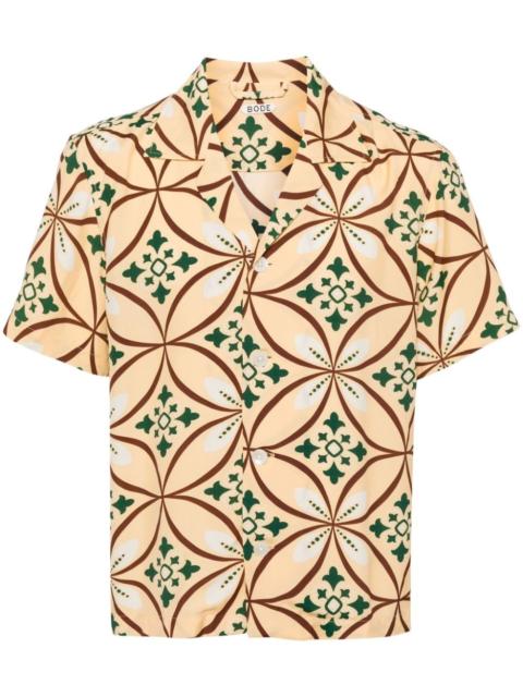 BODE Greer geometric-print shirt