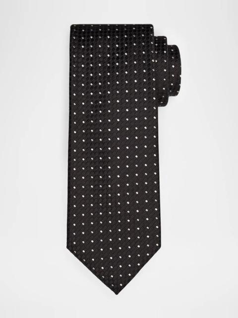 TOM FORD Men's Micro-Jacquard Silk Tie