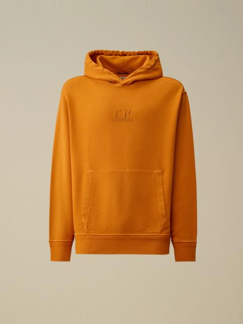 C.P. Company Cotton Diagonal Fleece Hooded Sweatshirt