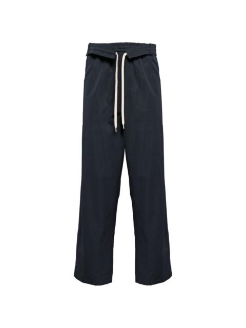 cotton tapered trousers