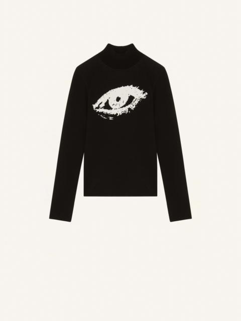 courrèges THE EYE JACQUARD SWEATER