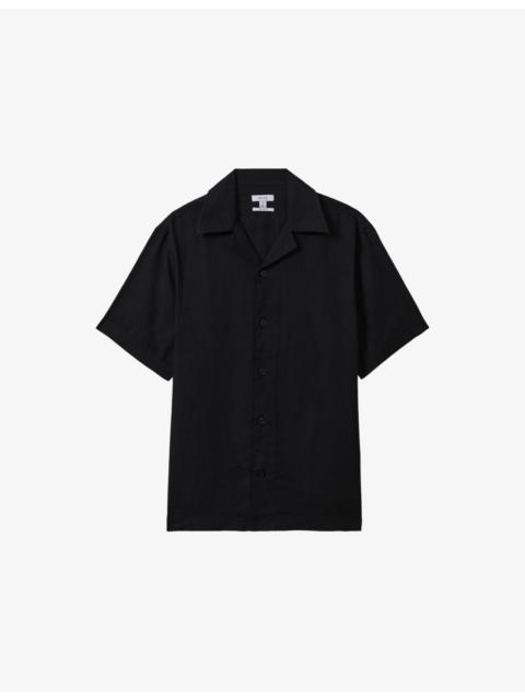 REISS Beldi Oversized-Fit Linen Shirt