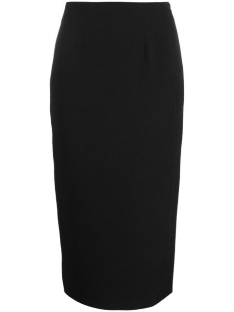 Alessandra Rich wool-bouclé pencil skirt