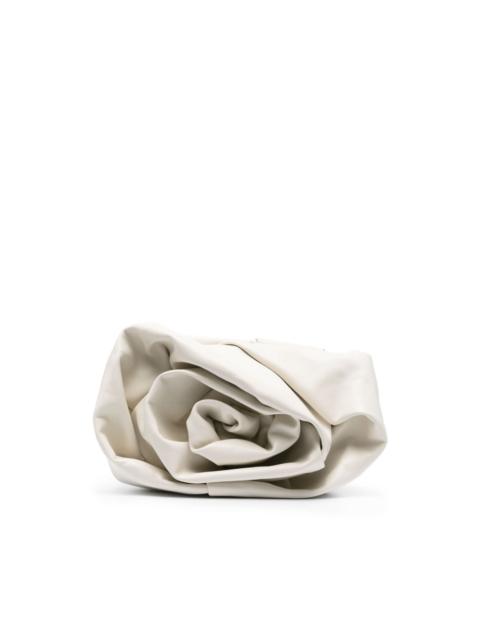クラッチバッグ Burberry Ivory nappa leather Rose clutch (8088995 B9352) Burberry Ivory Nappa Leather Rose Clutch SS24 – LOZURI®
